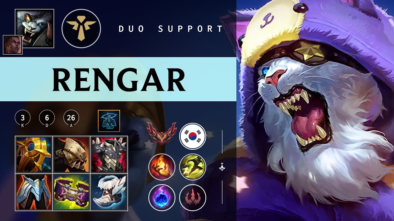 Rengar Support vs Nami - KR Grandmaster Patch 26.05