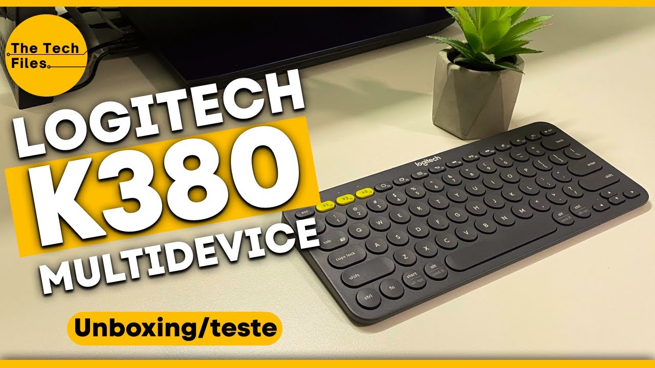 TECLADO BLUETOOTH LOGITECH K380 | UNBOXING | CONFIGURAÇÃO NO LOGITECH OPTIONS