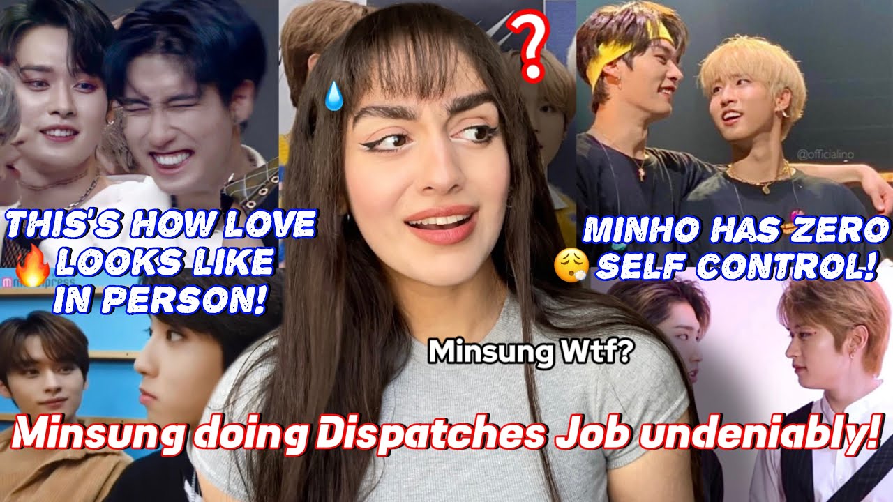 Reaction to Minsung; Traumatizing Flirty couple having no control over each other and being Thirsty￼
