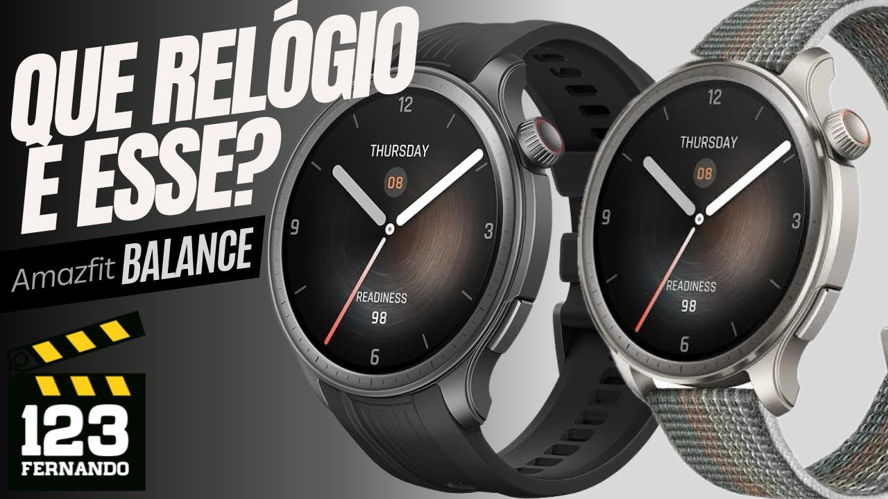 WATCH AMAZFIT BALANCE COM INTELIGÊNCIA ARTIFICIAL, TELA ANTI DIGITAIS E BATERIA DE LONGA DURAÇÃO