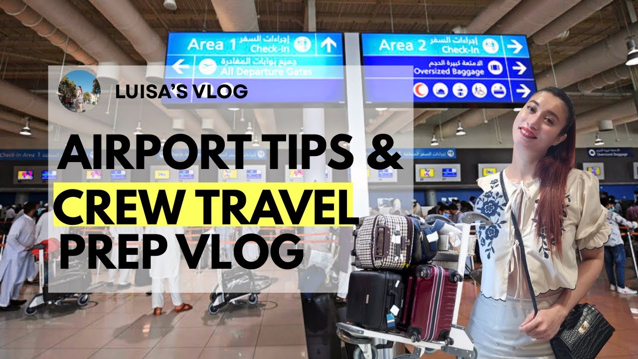 Filipino Crew First Flight: Airport Tips & Crew Travel Prep Vlog