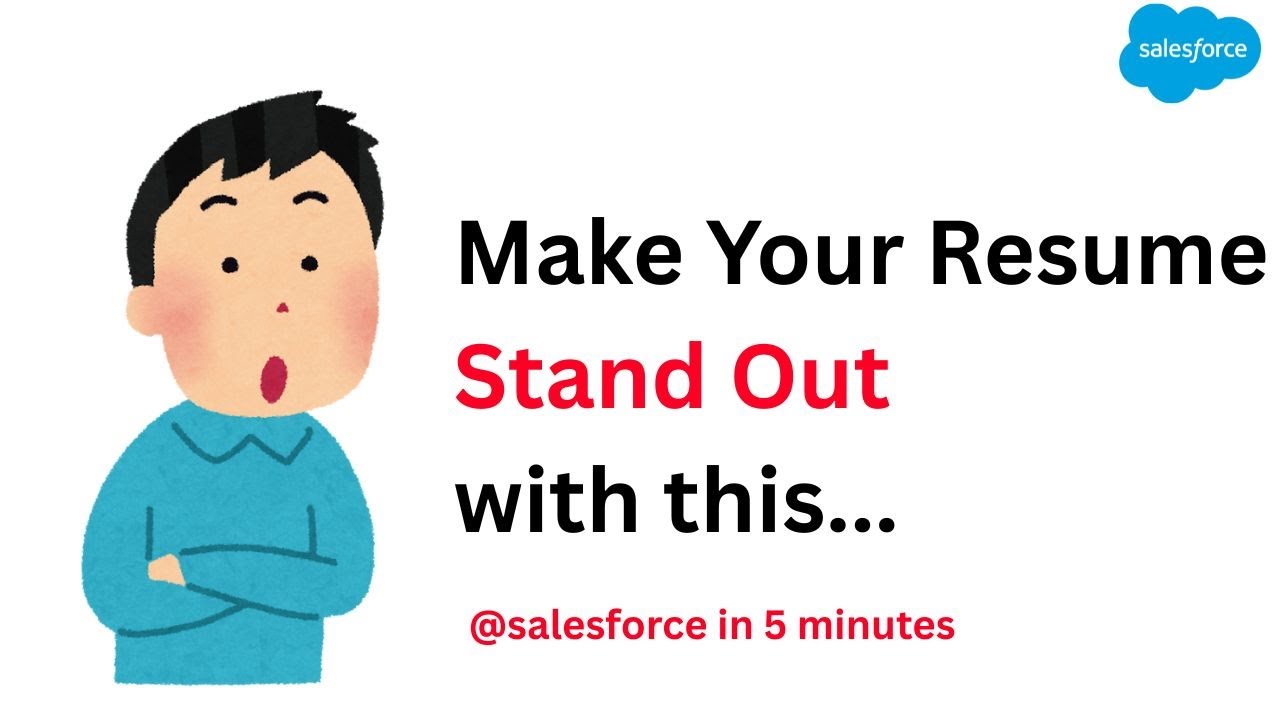 How to Build a Resume That Gets Noticed || Salesforce Developer