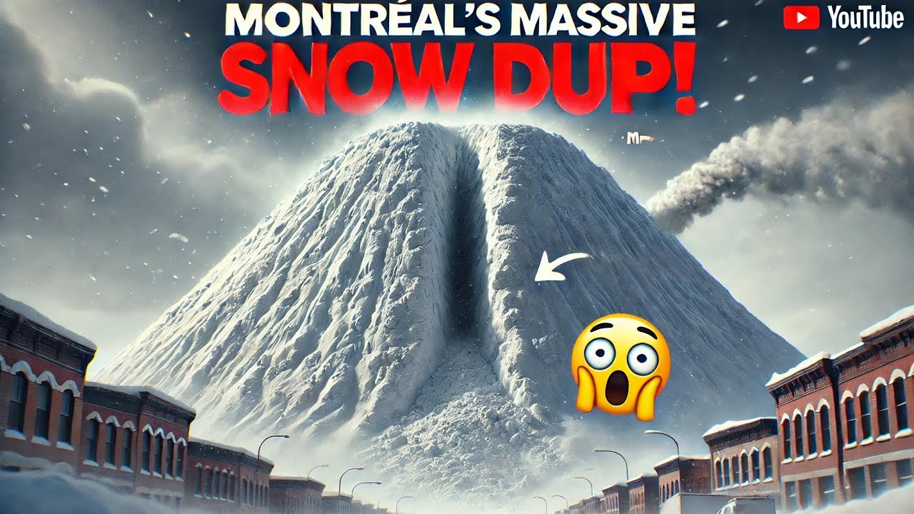 &ldquo;Montreal&rsquo;s 30-Meter Snow Mountain: Cracks and Chaos in the City&rsquo;s Snow-Dumping Operation&rdquo;