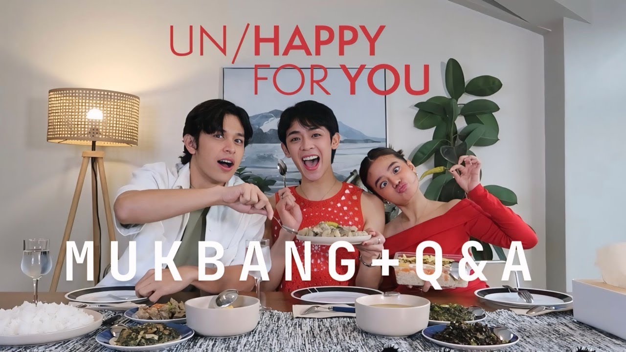 UN/HAPPY FOR YOU MUKBANG + Q&A?! with Aljon Mendoza & Bianca De Vera