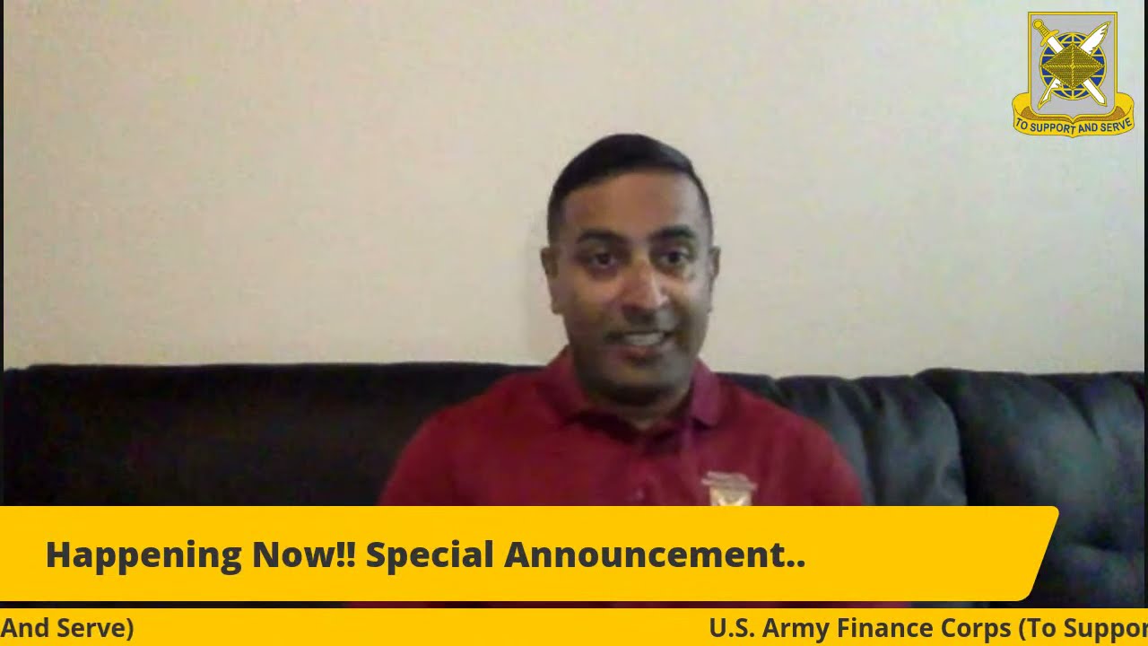 Special Announcement by LTG Horlander and SGM Cabell