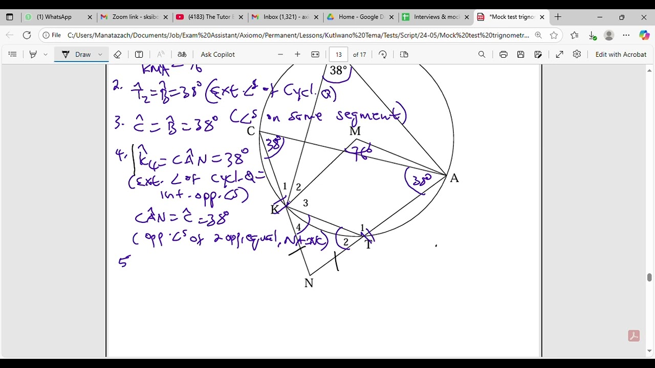Euclidian geometry series 4
