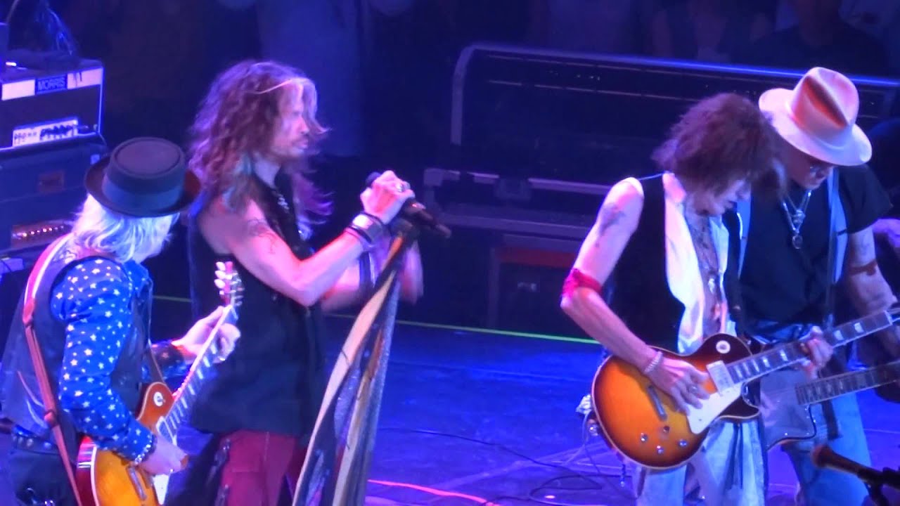 Aerosmith with Johnny Depp - Big Ten Inch Record - The Forum 7-30-14