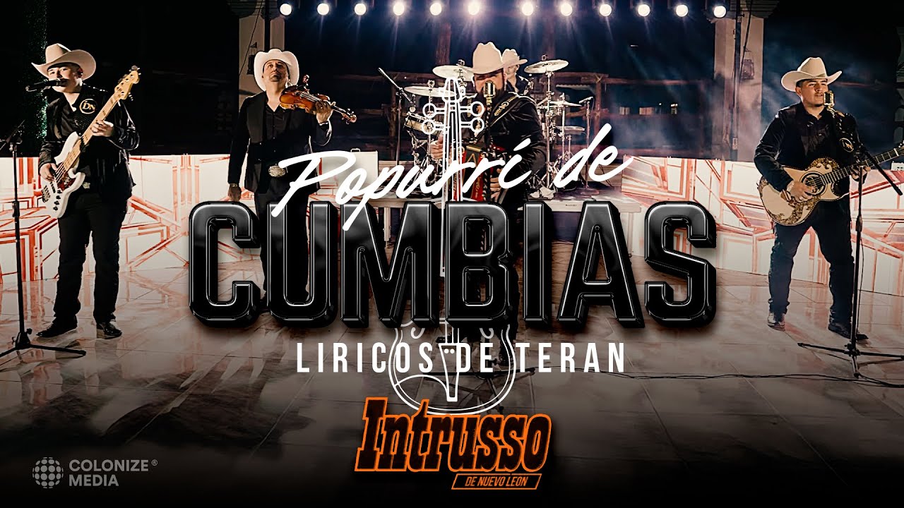 Intrusso De Nuevo Leon - Popurrí de Cumbias: Liricos De Teran (Video Oficial)