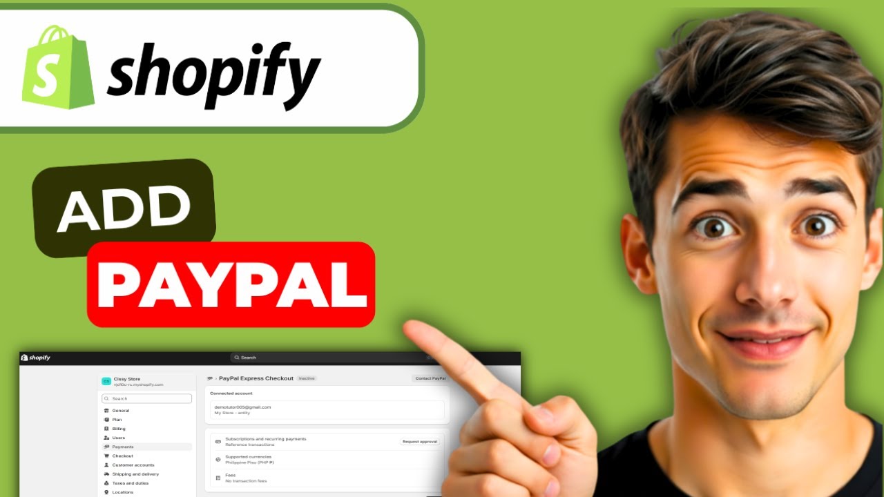 Как добавить платежи PayPal в магазин Shopify (самый простой способ) (руководство на 2026 год)