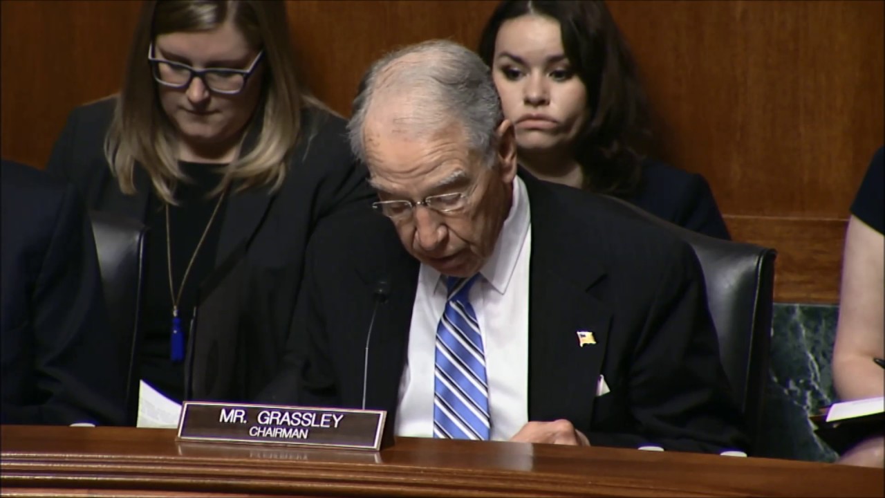 Grassley Statement on Solicitor General and Assistant Attorneys General Nominees