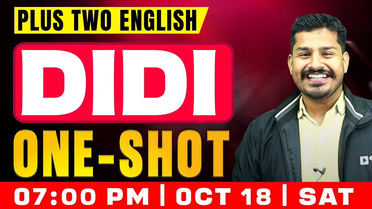 Plus Two English | Didi  | Oneshot | Exam Winner