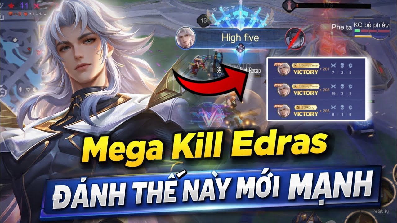 32P [Rank Đơn] Màn Múa Edras Ăn MEGA KILL Đẳng Cấp,Chuỗi 3 Trận Đấu Liên Tục Nhận SS MVP Cực Gắt