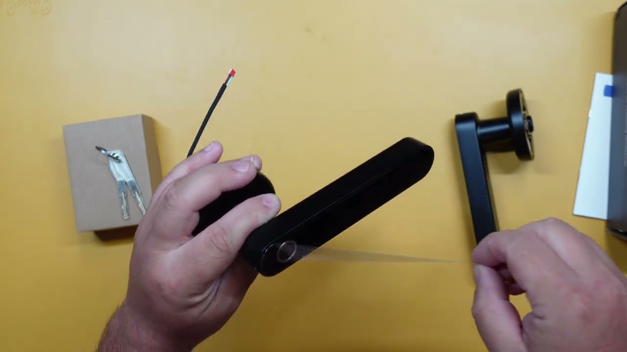 Unboxing the IRONZON Fingerprint Door Lock Smart Door Lock with Keypad Keyless Entry Door Lock