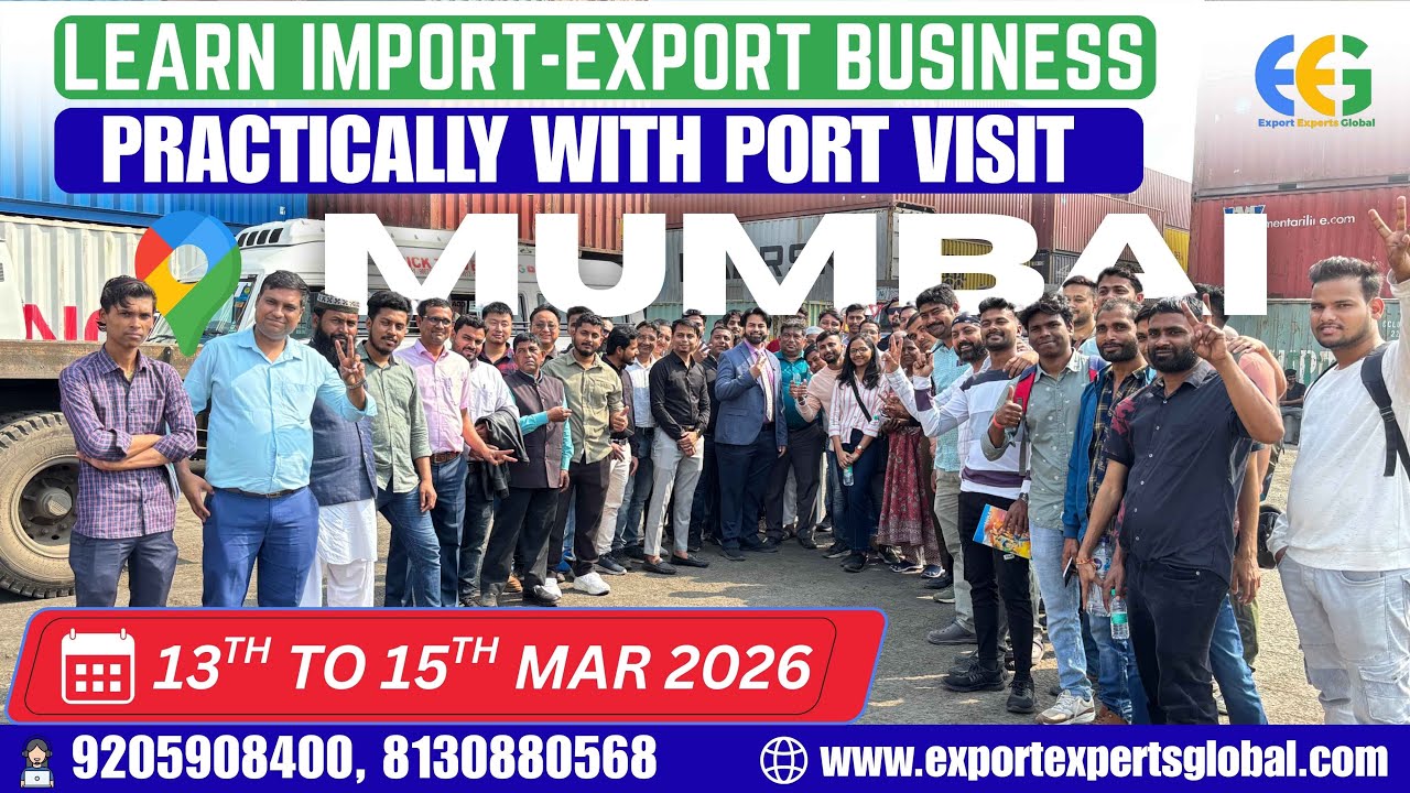 Import Export Course in Mumbai with Port visit | Export Import Training | import export courses