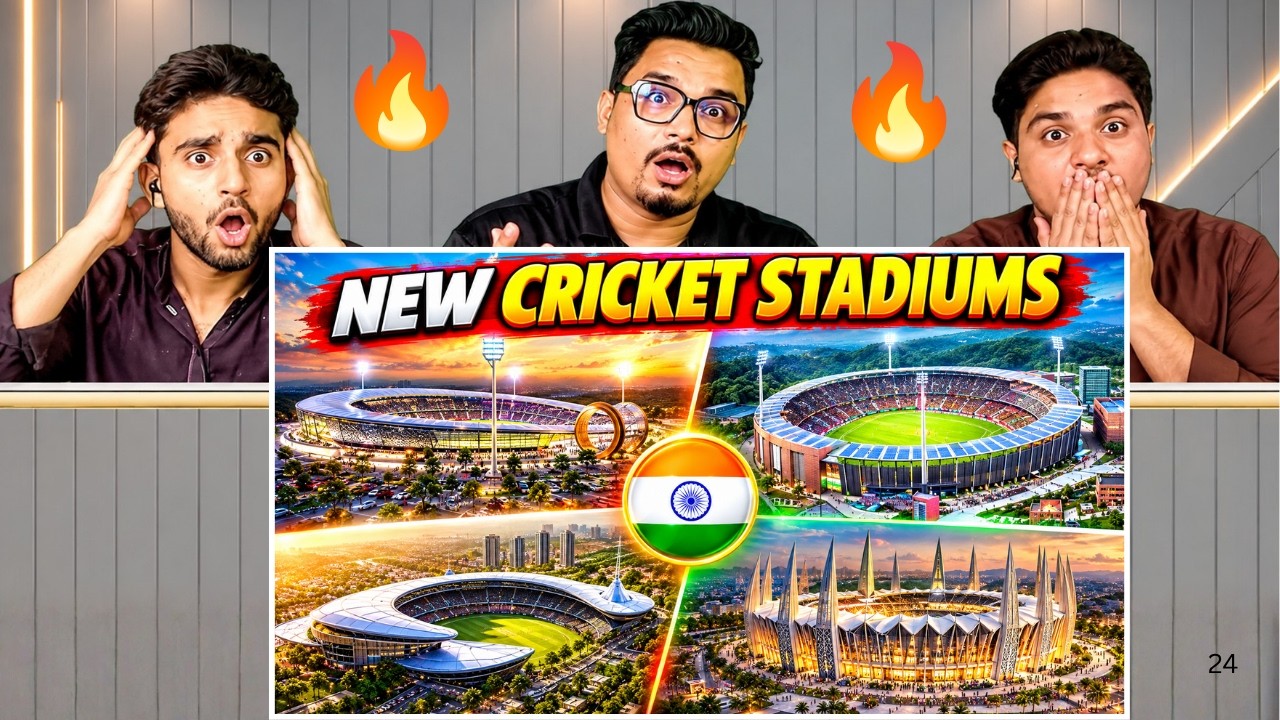 7 Upcoming Cricket Stadiums in India 2026! 🏟️🇮🇳 | New Stadium Projects | Pakistani Reaction