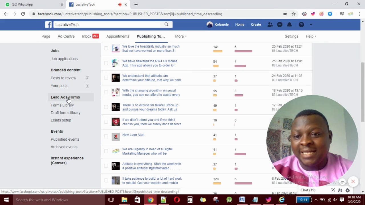 How To Download/Export Leads From Facebook Page