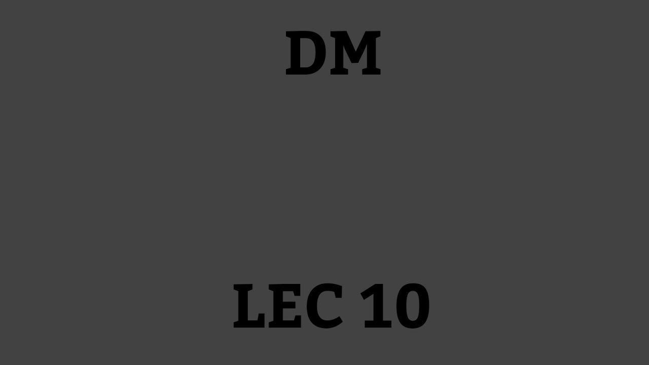 DM | Lec 10 | طب اسنان مرحلة ثانية