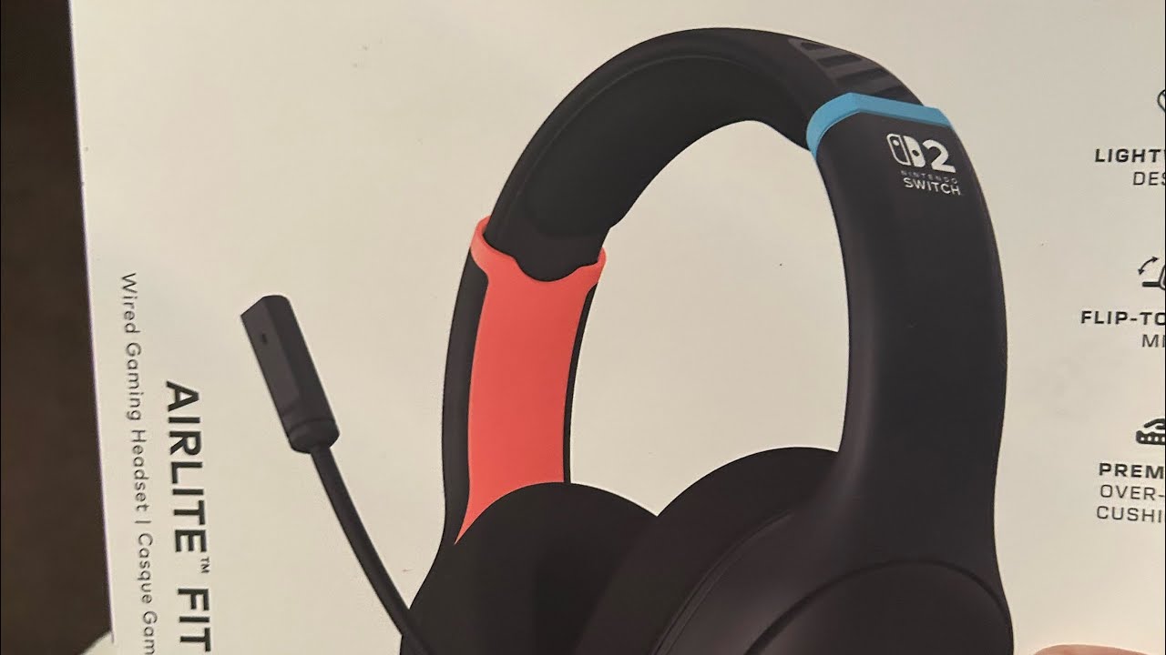 Turtle Beach Airlite Fit Wired Gaming Headset – Officially Licensed for Nintendo Switch 2,