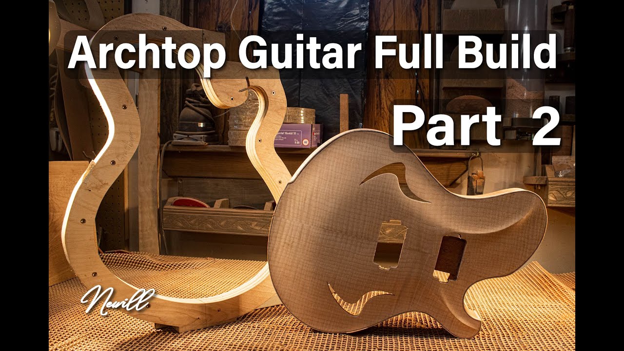 Building an Archtop Guitar Pt 2 - Bending Sides & Carving top