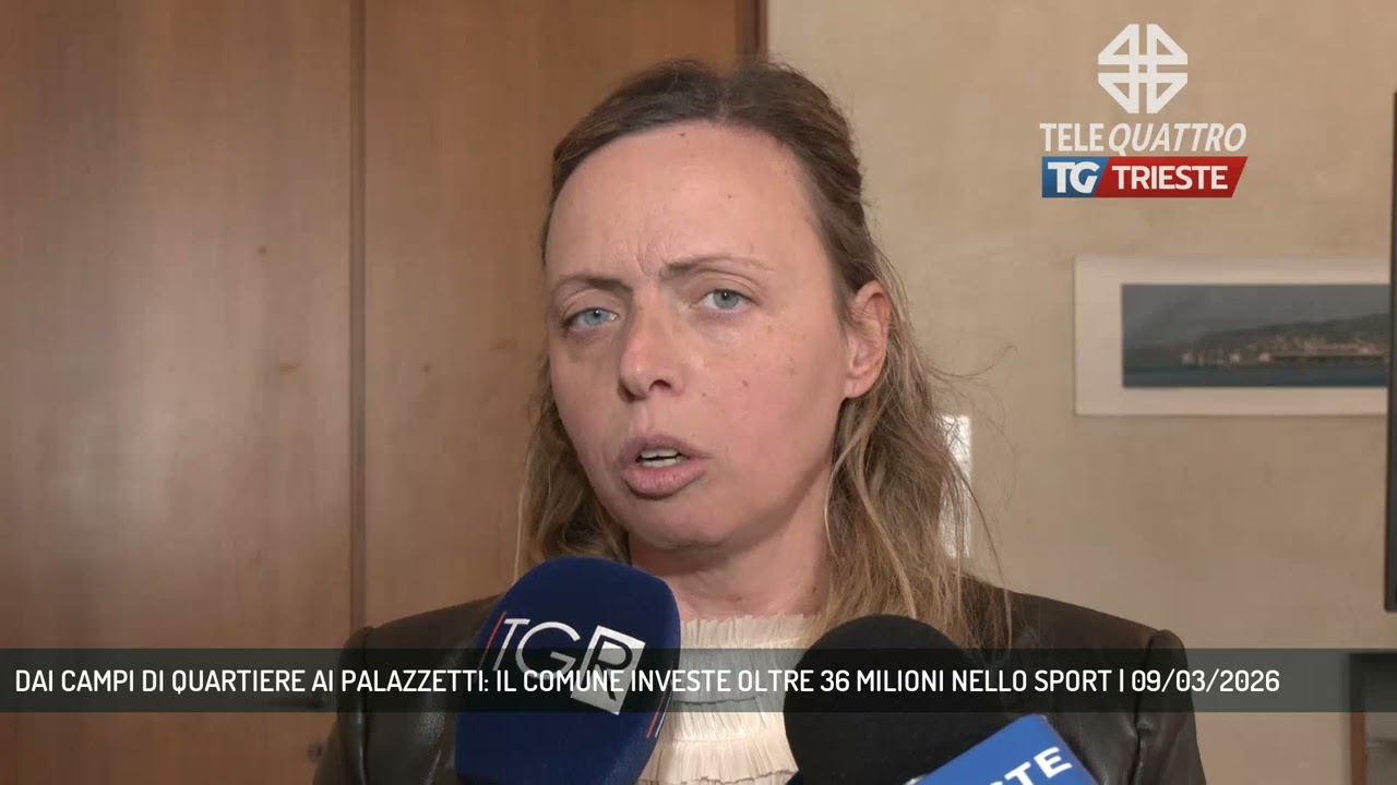 DAI CAMPI DI QUARTIERE AI PALAZZETTI: IL COMUNE INVESTE OLTRE 36 MILIONI NELLO SPORT | 09/03/2026