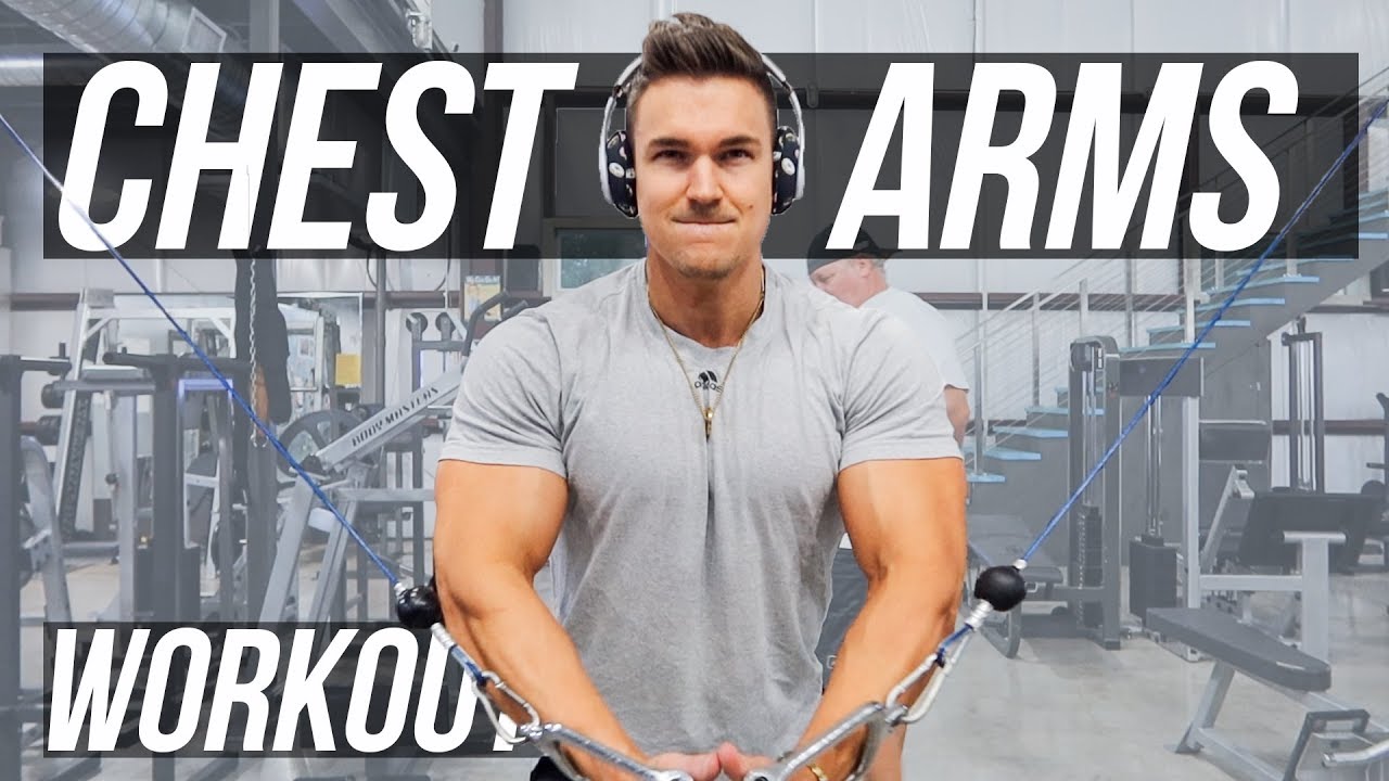 FINISHING WHAT SHE STARTED | CHEST & ARM WORKOUT