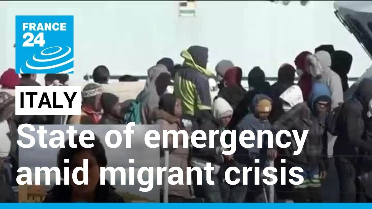 Europe migrant crisis: Italy declares state of emergency amid numbers surge &bull; FRANCE 24 English