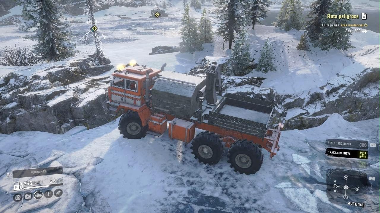 SnowRunner Terminamdo entrega vehículo parte final y ahora estamos terminando de abrirlo el mapa🔥