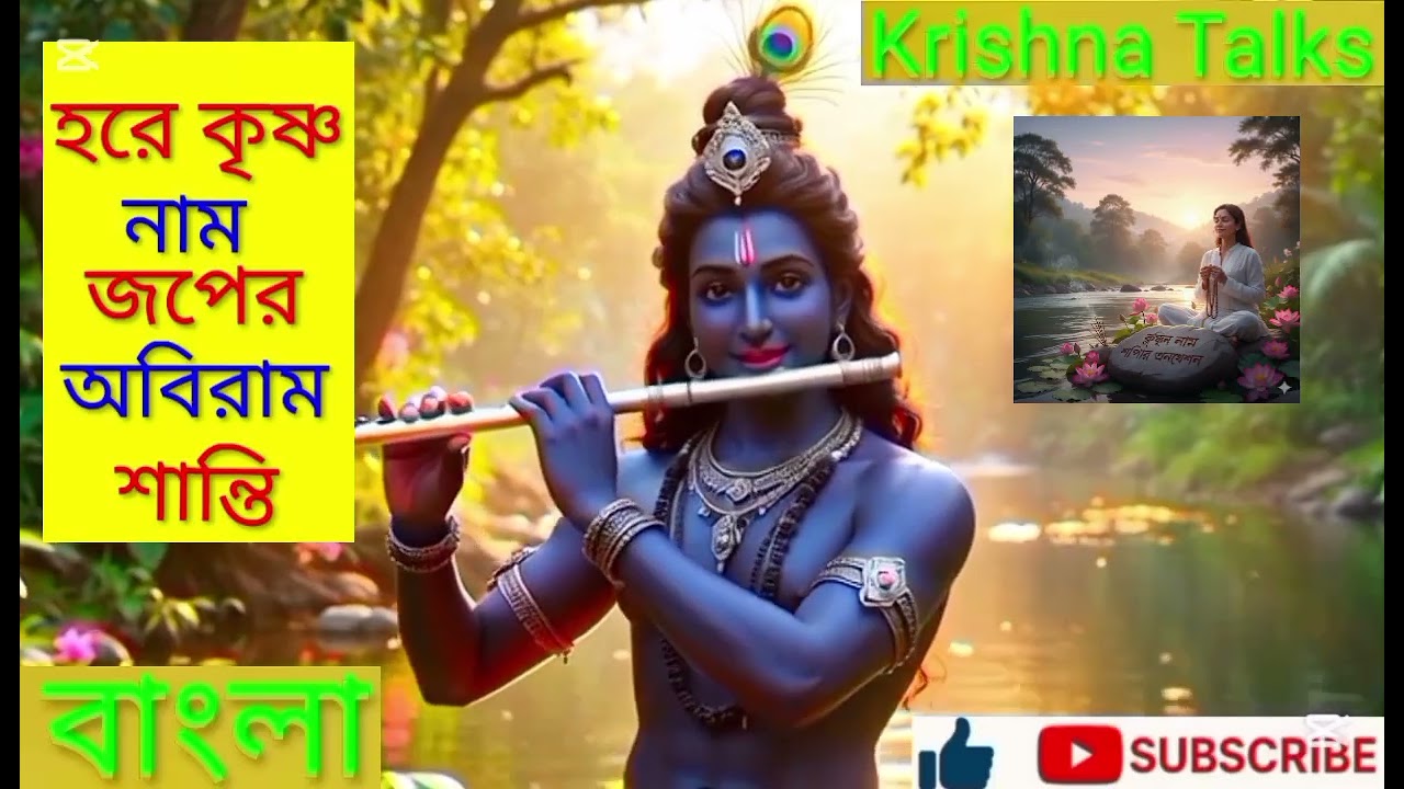 হরে কৃষ্ণ নাম জপের অবিরাম শান্তি | Krishna Talks বাংলা | শ্রী মিলন দেবনাথ