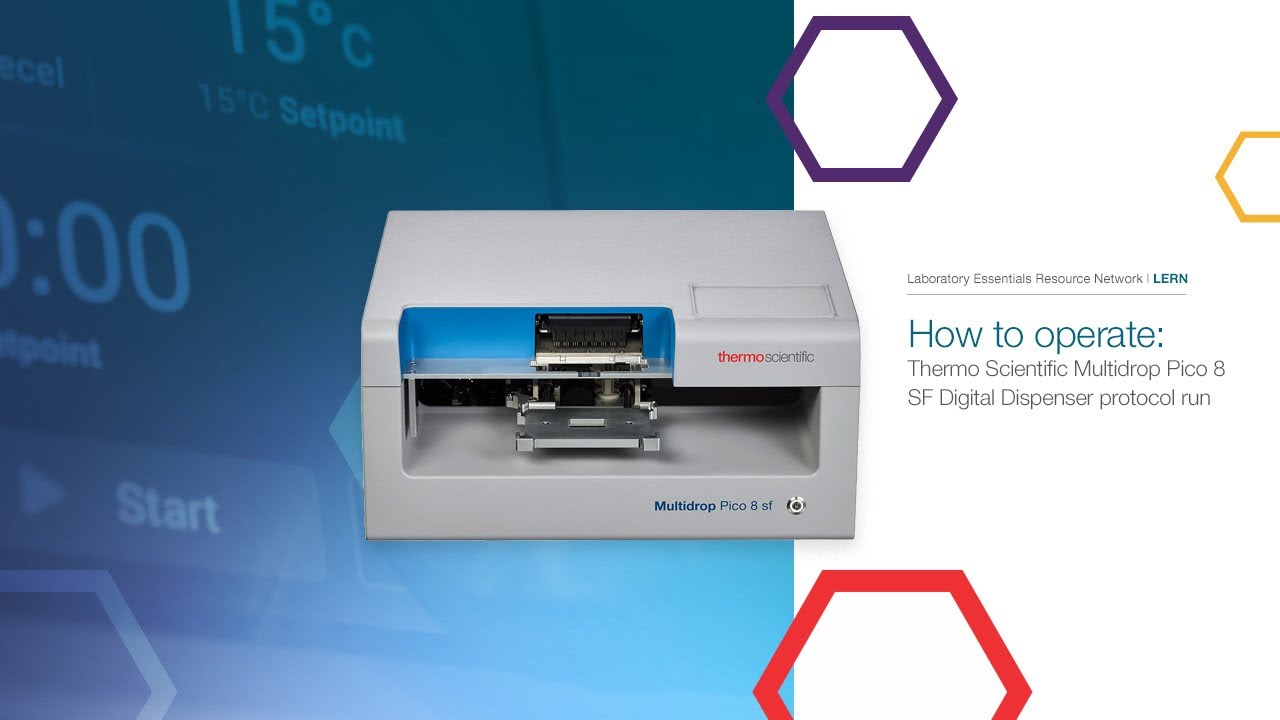 w to operate: Thermo Scientific Multidrop Pico 8 SF Digital Dispenser protocol run