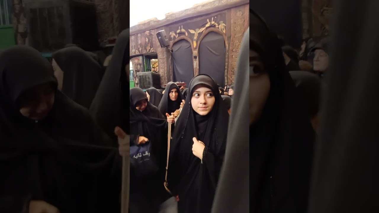 Mourning ceremony for Imam Hussein (AS) and tea distribution at the final ceremony.#iran #حسین#محرم#