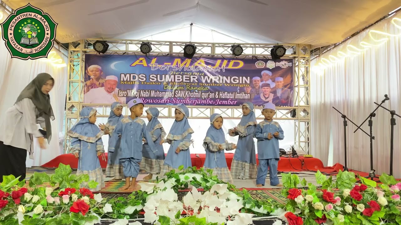 TARI PAMELA ANAK TK MADRASAH DINIYAH TAKMILIYAH AL-MAJID