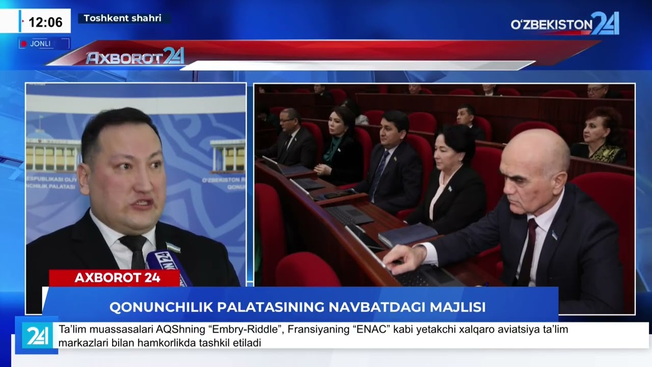 Qonunchilik palatasining navbatdagi majlisi I Axborot 24 (03.02.2026)