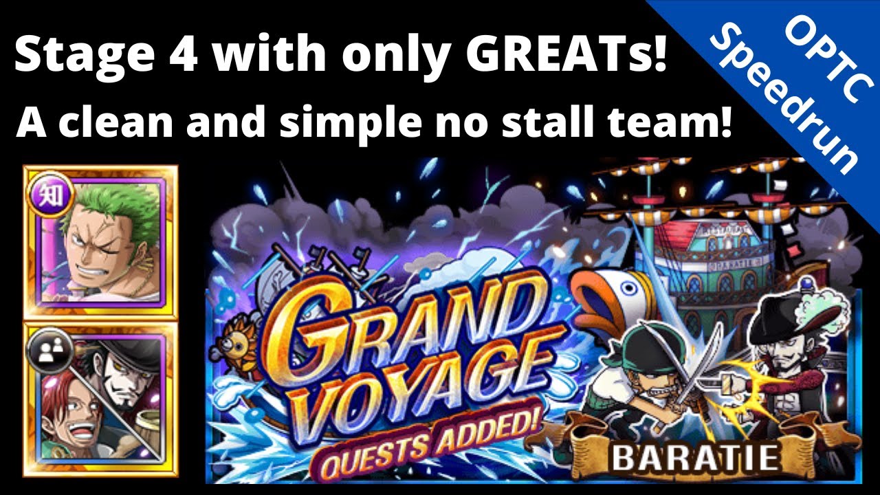 Level 5 Mihawk made easy + accessible! No need to remove burn when you hit GREAT! OPTC Grand Voyage