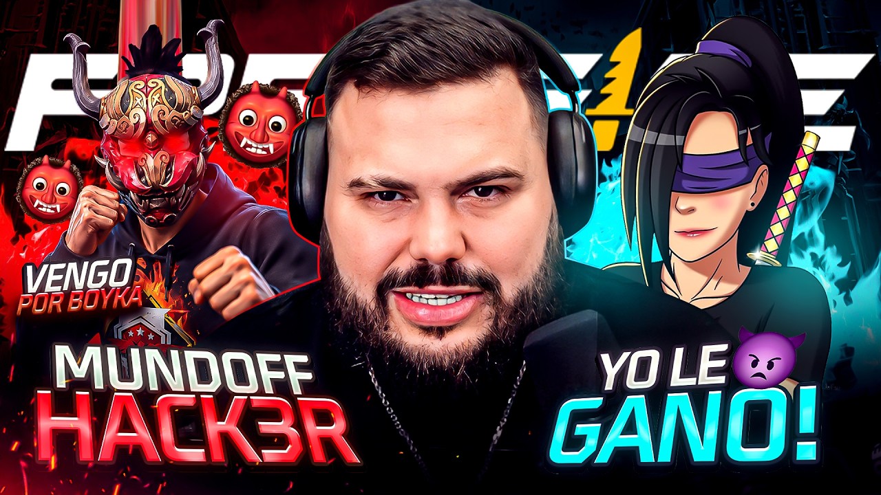 LLEG&Oacute; EL HACKER M&Aacute;S DESCARADO DE FREE FIRE&hellip; MUNDOFF QUER&Iacute;A ENFRENTAR A BOYKA EN PVP Y ESTO PAS&Oacute; 😱
