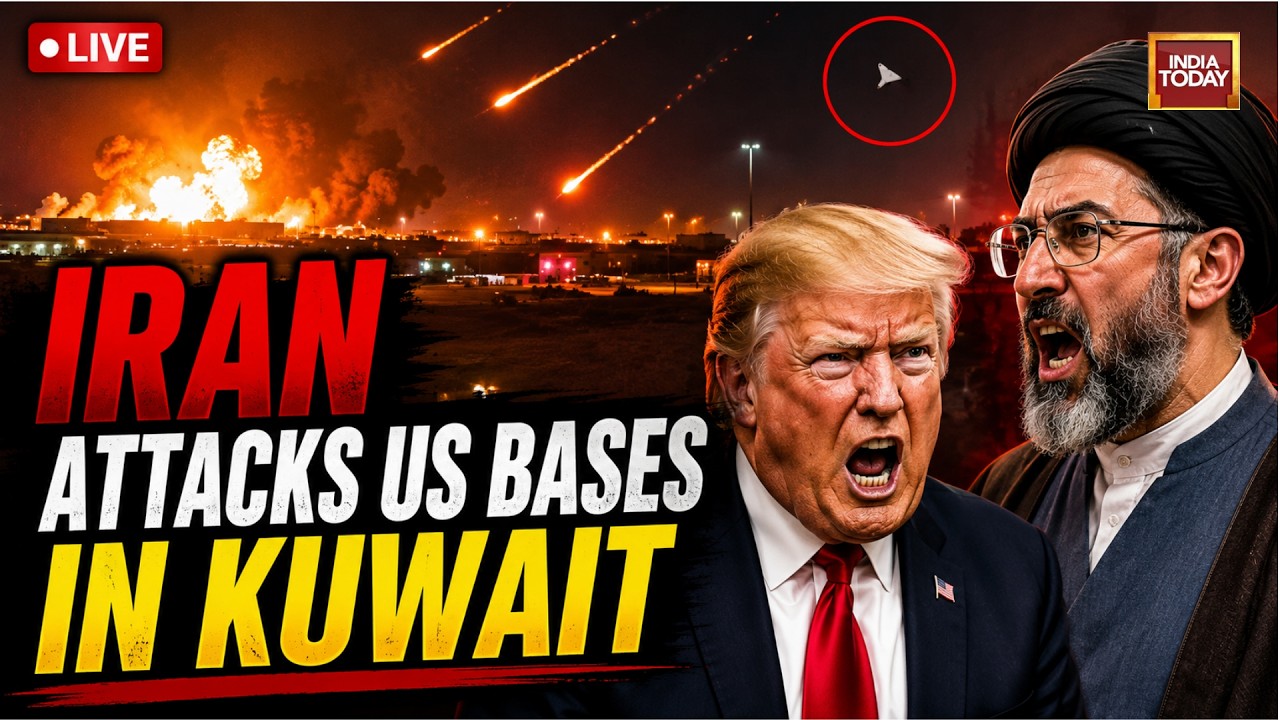 US-Iran War LIVE | Iran Launches Drone Attack on Kuwait Bases | War News | India Today LIVE