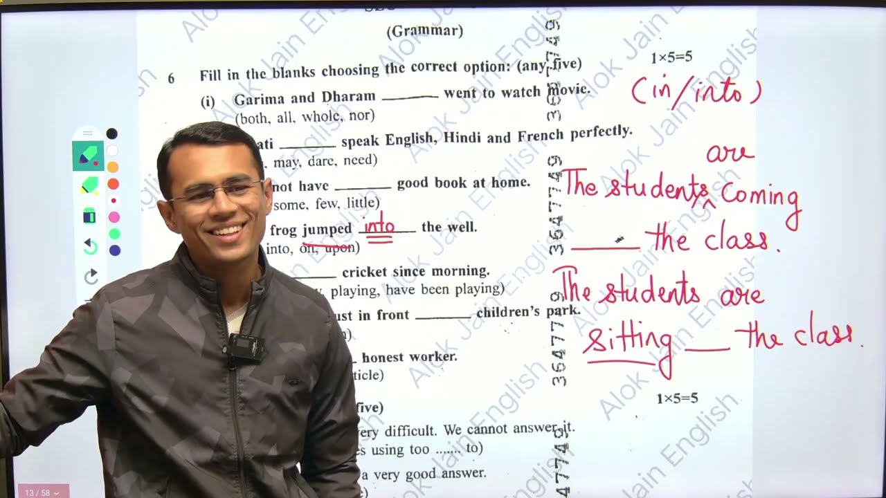 English Grammar | Class 10th and 12th | By Alok Jain 