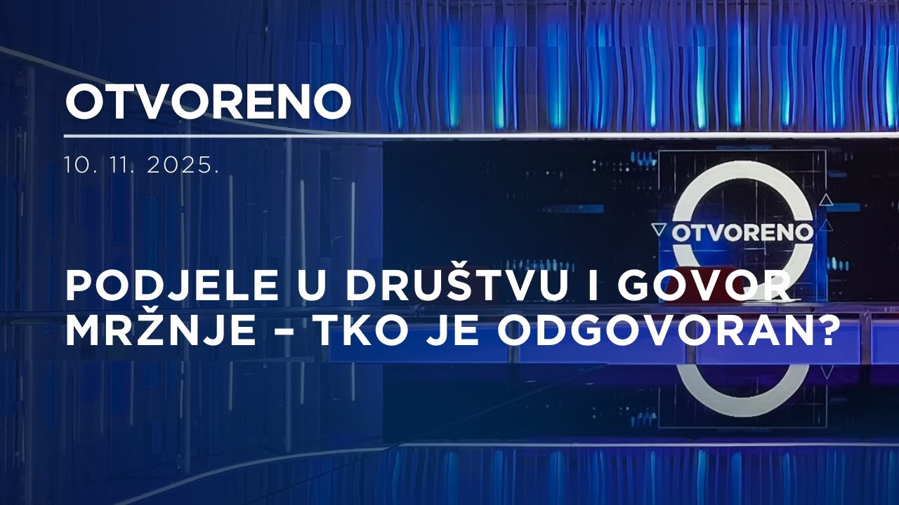 Otvoreno: Podjele u dru&scaron;tvu i govor mržnje &ndash; tko je odgovoran?