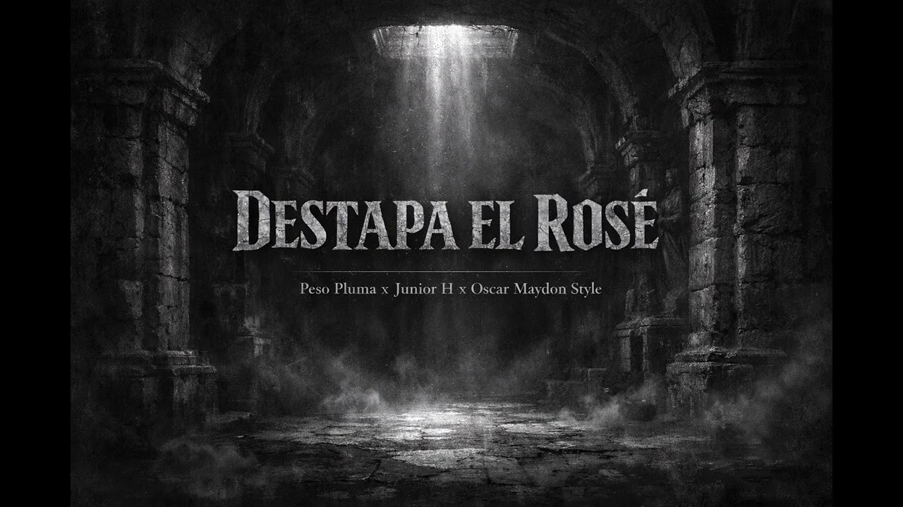 DESTAPA EL ROSE - peso pluma x junior H x Oscar Maydon style l Letra/Lyrics 2026 l corridos tumbados