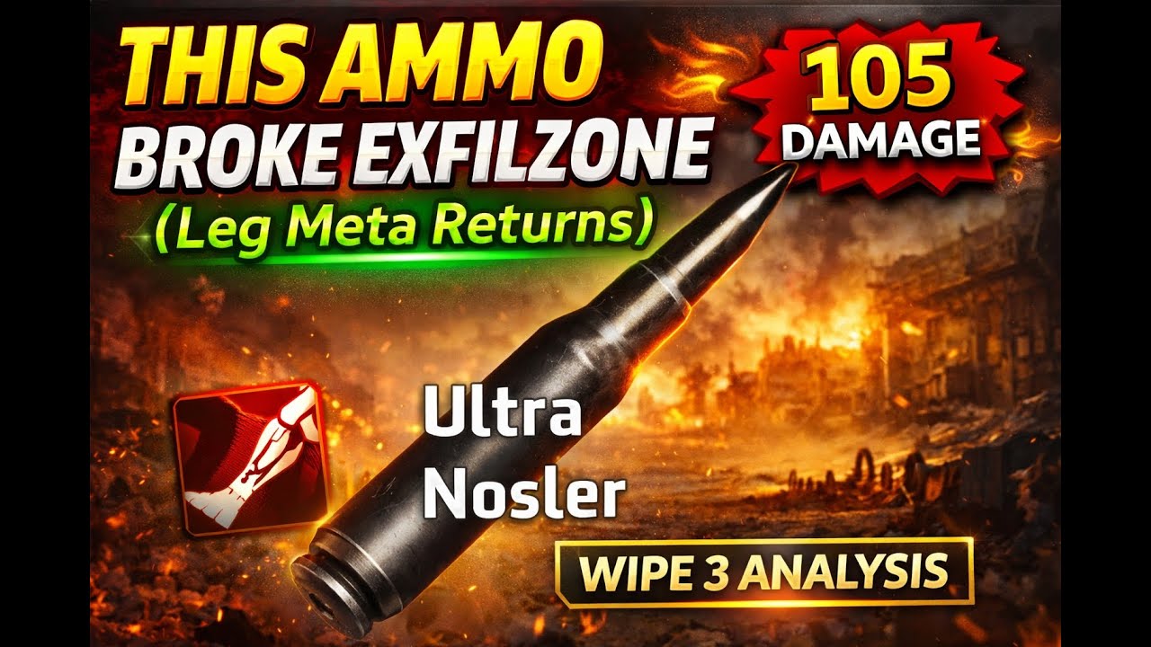 THIS AMMO BROKE EXFILZONE (Leg Meta Returns) — Wipe 3 Analysis