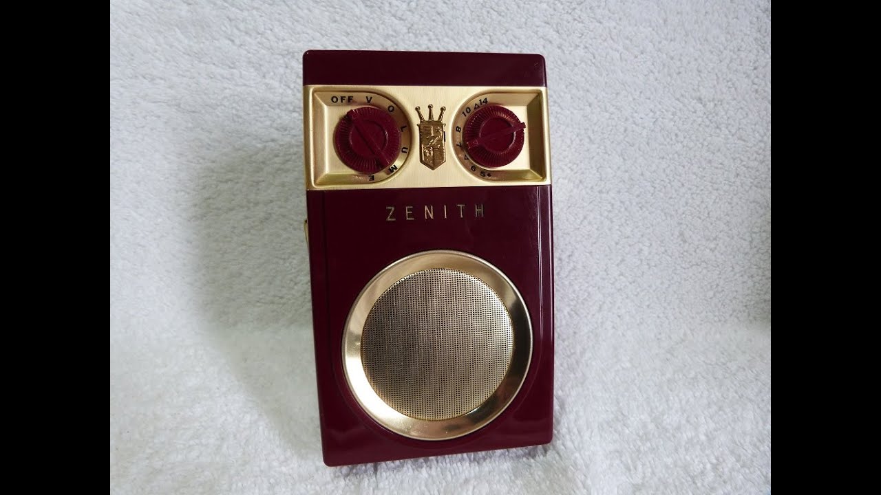 1956 Zenith Royal 500 transistor radios (made in the USA!)