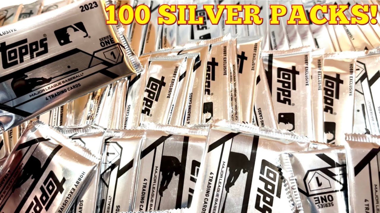 100 SILVER PACKS FROM 2023 TOPPS SERIES 1!  HOW MANY AUTOGRAPHS??