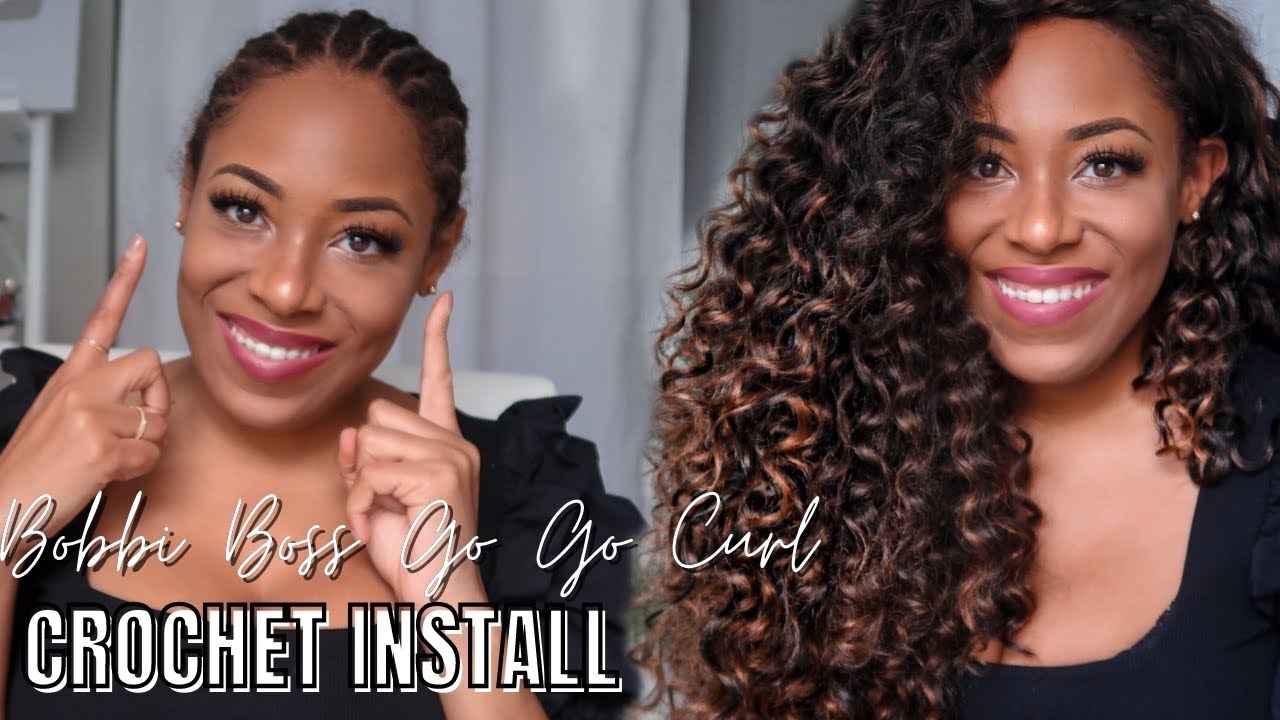 BOBBI BOSS BRAZILIAN GO GO CURL CROCHET HAIR INSTALL| LIA LAVON