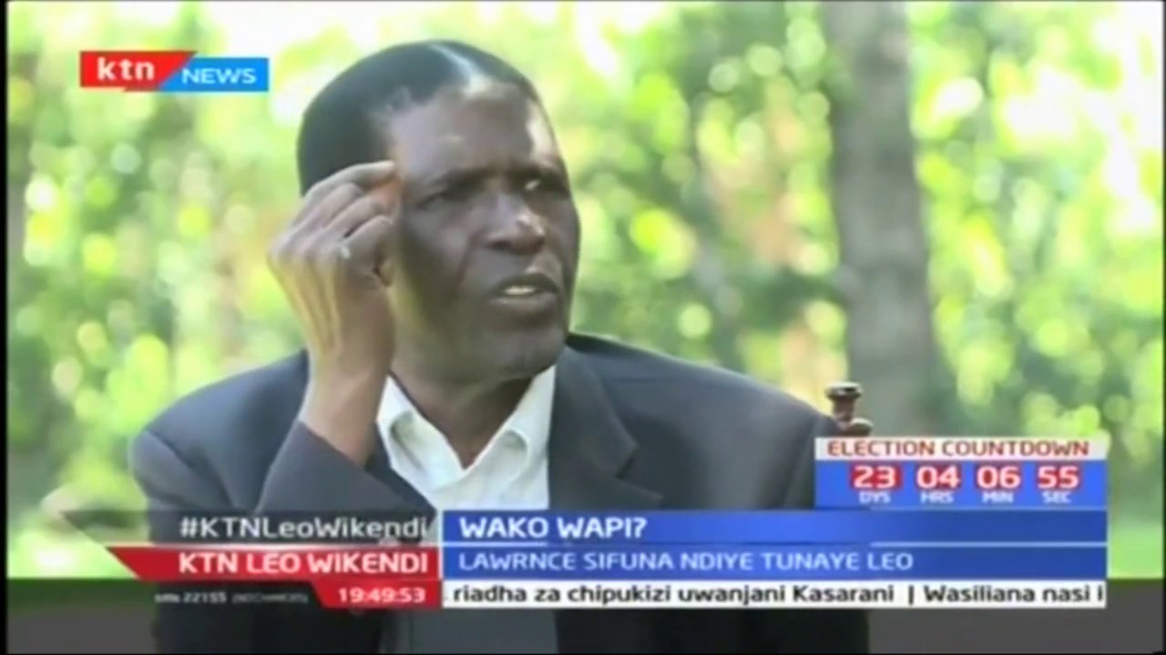Wako wapi: Lawrence Sifuna