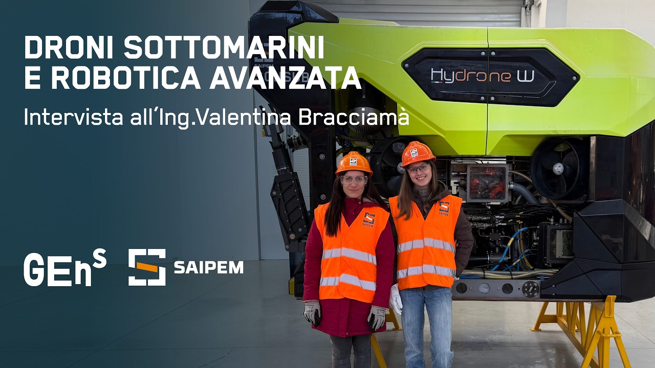 Droni sottomarini e robotica avanzata: intervista all'Ingegnera di Saipem Valentina Bracciamà