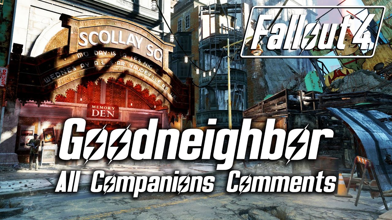 Fallout 4 &mdash; Добрососедство &mdash; Все комментарии к соратникам