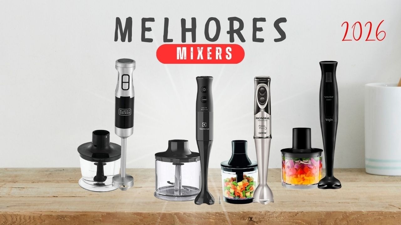 TOP 4 MELHORES MIXERS 2026. Qual Mixer Comprar em 2026? Melhor Mixer Potente e Barato?