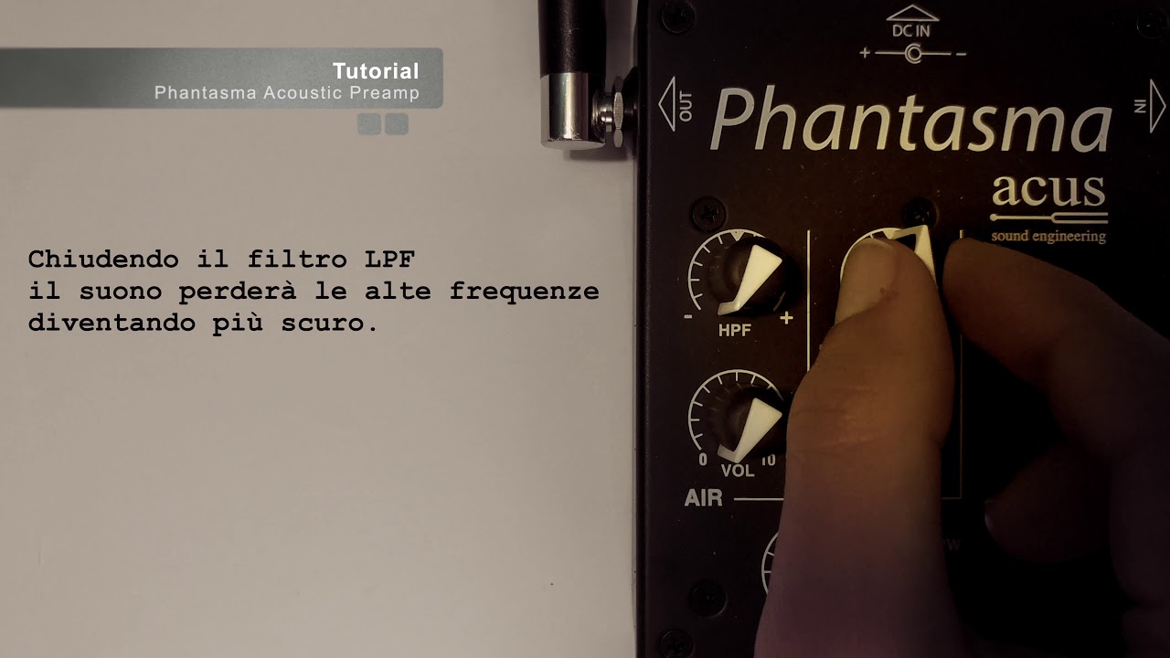 Tutorial Acus Phantasma Preamp by Nico Di Battista (With English Subtitles)