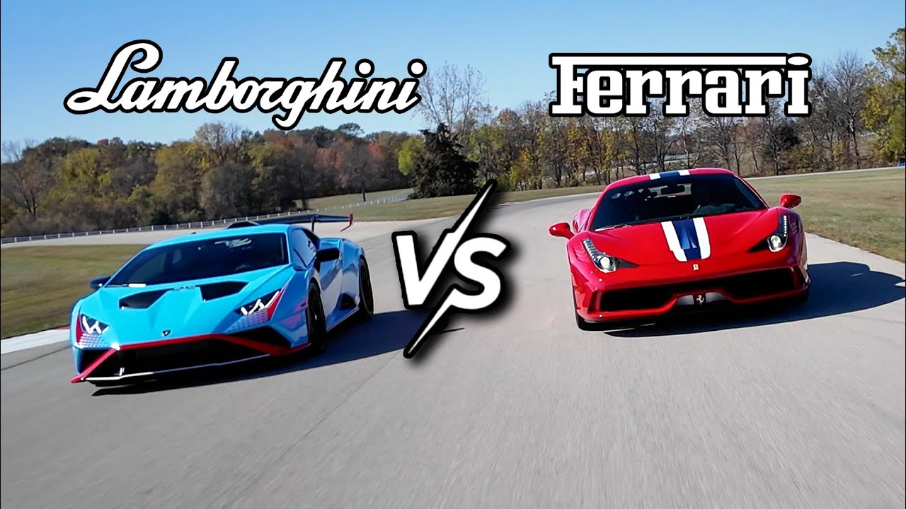 Lamborghini Huracán STO vs Ferrari 458 Speciale – Italian Supercar Supremacy