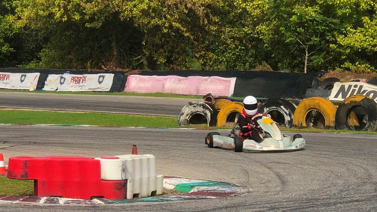 allenamento con il go-kart