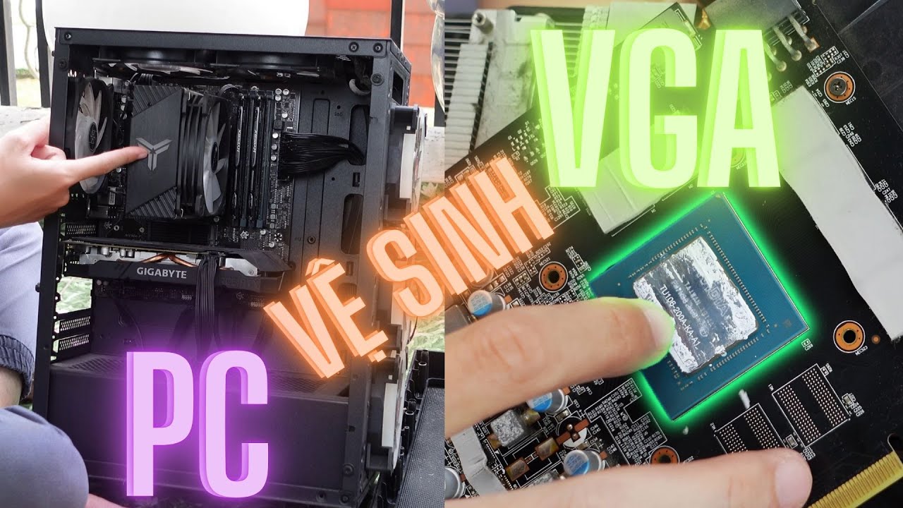 PC bẩn cỡ nào sau 3 năm? VỆ SINH và THAY KEO cho PC - VGA!